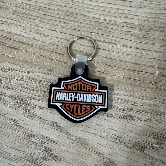 Harley-Davidson‎ Logo Small Rubber Key Chain - Texoma Sherman, TX - Picture 1 of 4